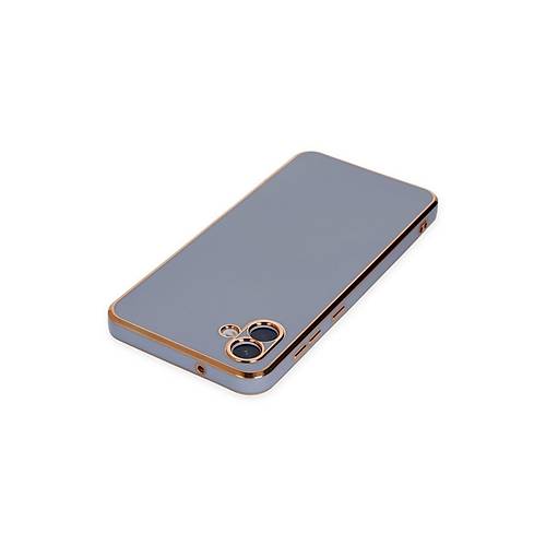 Galaxy A04 K�l�f Volet Silikon - Mavi