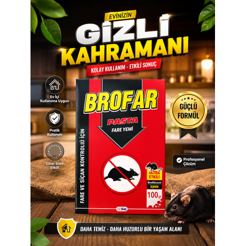 Pasta 100 gr G��l� Form�l Fare ve S��an Kontrol �r�n�
