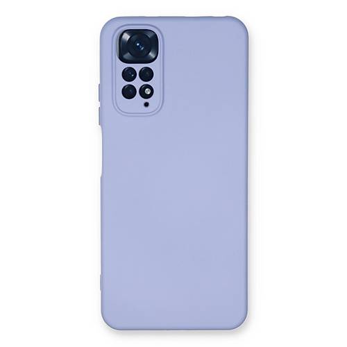 Redmi Note 11 K�l�f Nano i�i Kadife Silikon - Lila