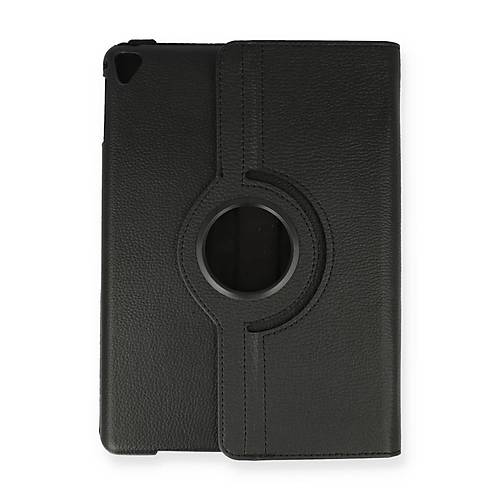 iPad 9.7 (2018) K�l�f 360 Tablet Deri K�l�f - Siyah