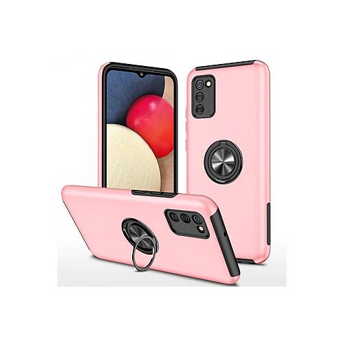 Galaxy A02S K�l�f Elit Y�z�kl� Kapak - Pembe