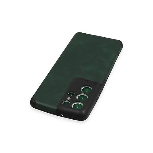 Galaxy S21 Ultra K�l�f Loop Deri Silikon - Ye�il