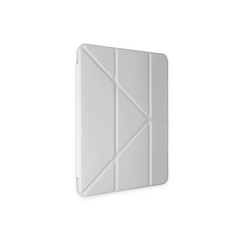 iPad 10.2 (8.nesil) K�l�f Kalemlikli Mars Tablet K�l�f� - Gri