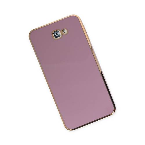 Galaxy J7 Prime K�l�f Volet Silikon - Mor