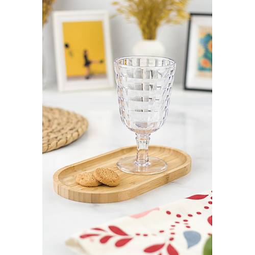 Allegra �effaf Kadeh Bardak - 450 ml Tekli Akrilik Malzeme - Cam De�ildir K�r�lmaya Dayan�kl�