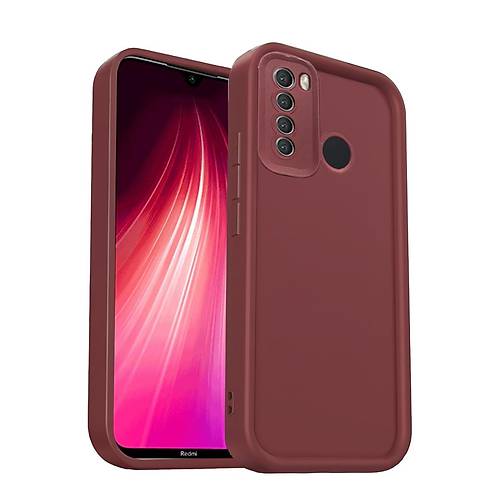 Redmi Note 8 K�l�f Viera Silikon - Bordo