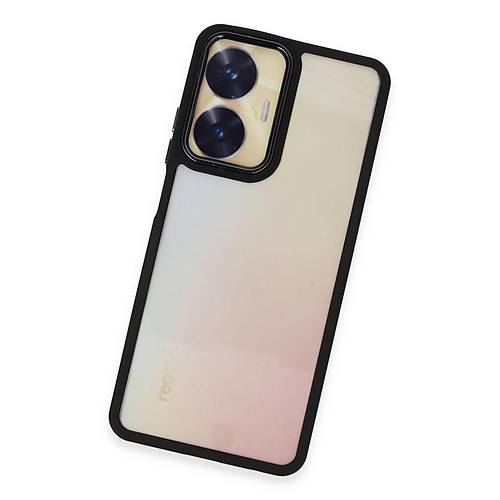 Realme C55 K�l�f Dora Kapak - Siyah