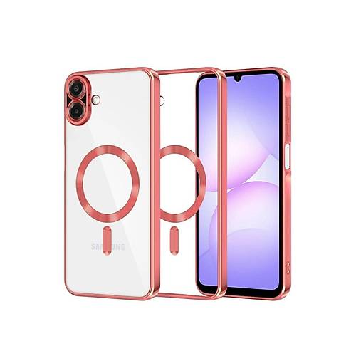 Galaxy A07 4G Kross Magneticsafe Kapak - K�rm�z�