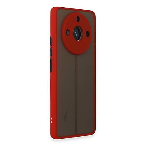 Realme 11 Pro K�l�f Montreal Silikon Kapak - K�rm�z�