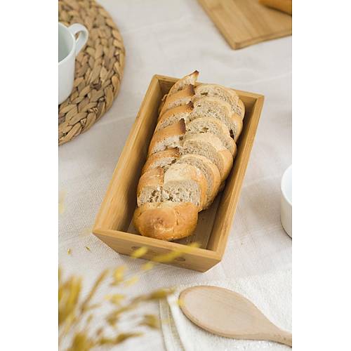Bambu Ekmeklik Ekmek Sepeti 13*25*5 Cm