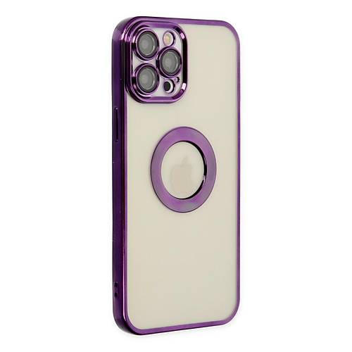iPhone 12 Pro K�l�f Slot Silikon - Mor