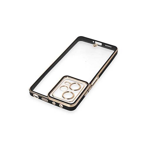 Redmi Note 12 5G K�l�f Liva Lens Silikon - Siyah