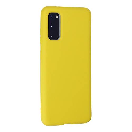Galaxy S20 K�l�f Nano i�i Kadife Silikon - Sar�