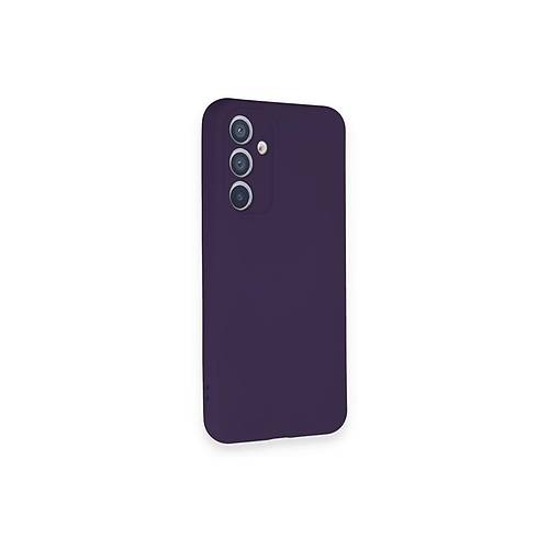 Galaxy A54 5G K�l�f Nano i�i Kadife Silikon - Mor