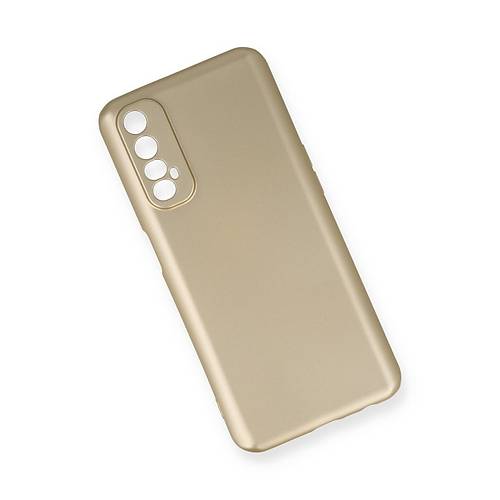 Realme 7 K�l�f First Silikon - Gold