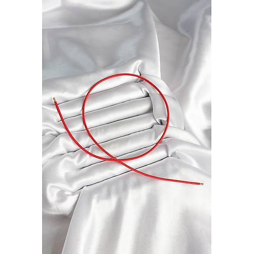 M�knat�sl� K�rm�z� Renk Sarmal Kad�n Bileklik