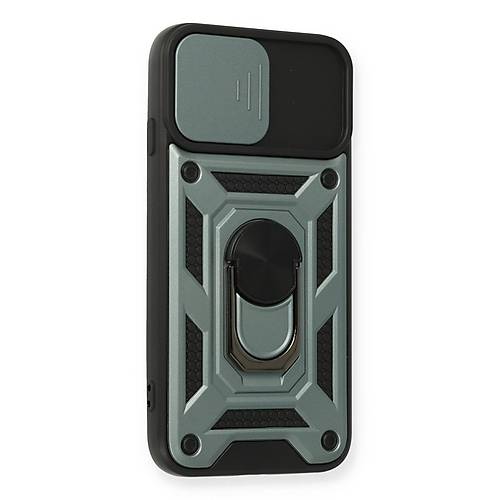 iPhone 6 K�l�f Pars Lens Y�z�kl� Silikon - Ye�il
