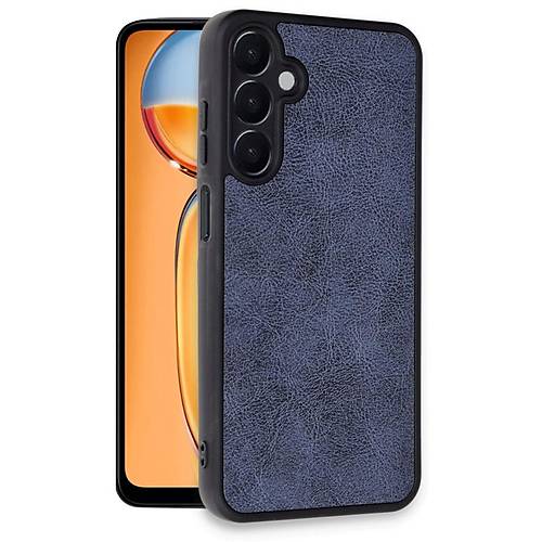 Galaxy A36 K�l�f Aras Deri Kapak - Lacivert