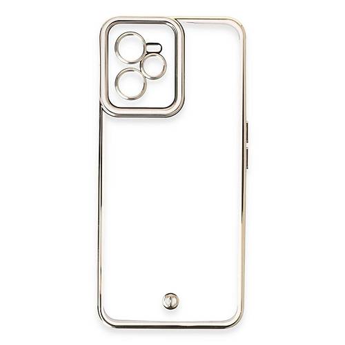 Realme C35 K�l�f Liva Lens Silikon - Beyaz