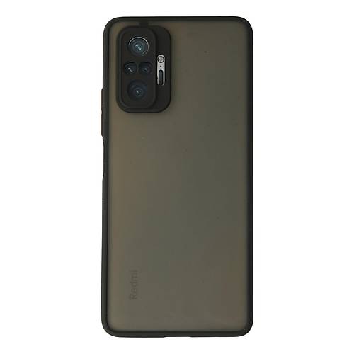 Redmi Note 10 Pro K�l�f Montreal Silikon Kapak - Siyah