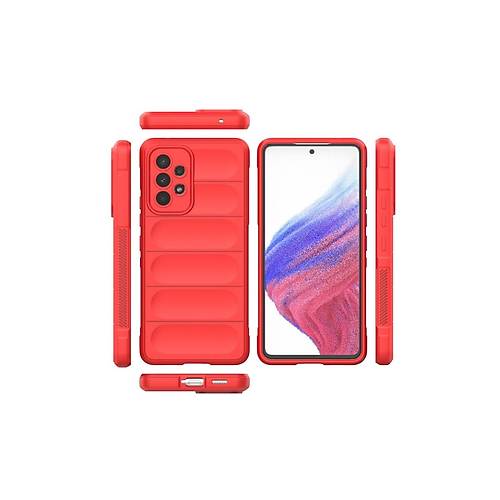 Galaxy A73 5G K�l�f Optimum Silikon - K�rm�z�