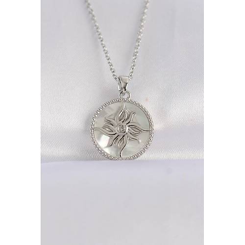 316L �elik Zincir G�m�� Renk Oval Tasar�ml� G�ne� Kolye