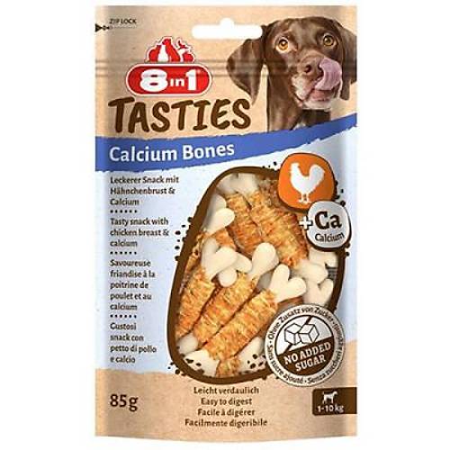 Tasties Calcium Bones Tavuk Sarg�l� Kemik K�pek �d�l� 85 Gr