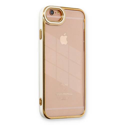 iPhone 6 K�l�f Liva Lens Silikon - Beyaz