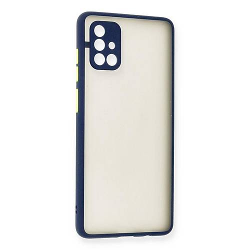 Galaxy A71 K�l�f Montreal Silikon Kapak - Lacivert