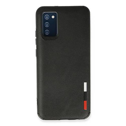 Galaxy A03S K�l�f Loop Deri Silikon - Siyah