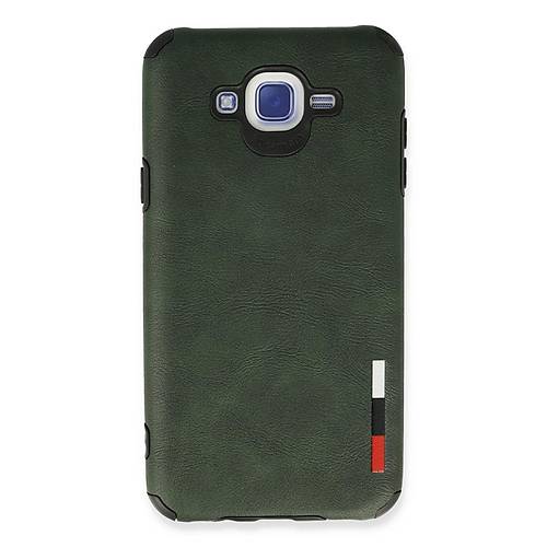 Galaxy J7 K�l�f Loop Deri Silikon - Ye�il