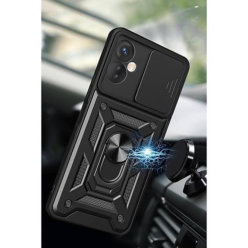 Hot 30 4G K�l�f Pars Lens Y�z�kl� Silikon - K�rm�z�