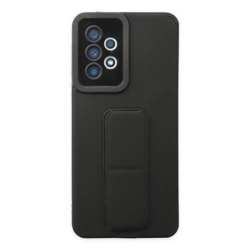 Galaxy A33 5G K�l�f Mega Standl� Silikon - Siyah