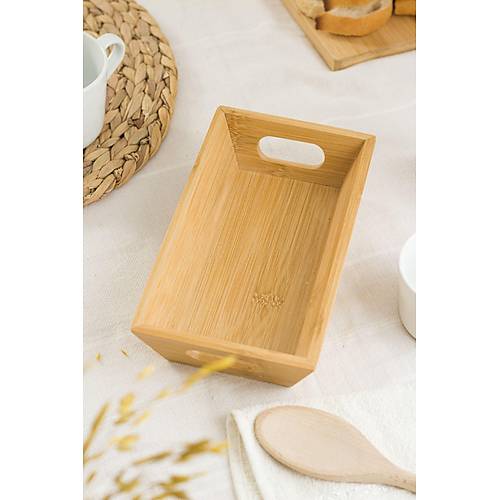 Bambu Ekmeklik Ekmek Sepeti 13*25*5 Cm