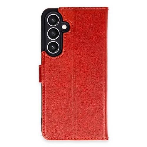 Galaxy S24 FE K�l�f Trend S Plus Kapakl� K�l�f - K�rm�z�
