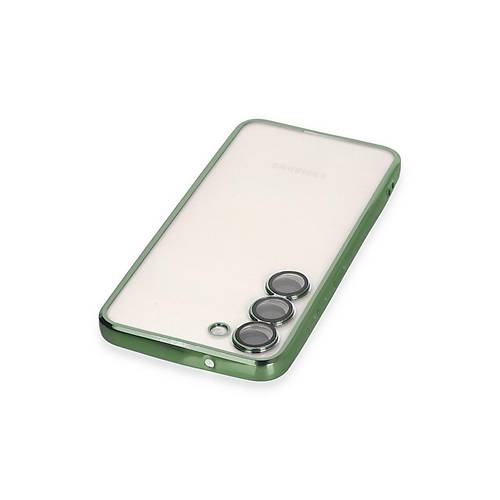 Galaxy S23 Plus K�l�f Razer Lensli Silikon - Ye�il