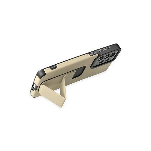 Galaxy A33 5G K�l�f Mega Standl� Silikon - Gold