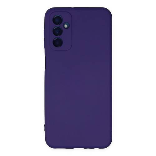 Galaxy M23 K�l�f Nano i�i Kadife Silikon - Mor