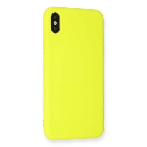 iPhone X K�l�f Nano i�i Kadife Silikon - Sar�