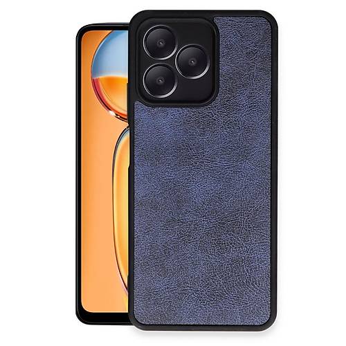 Realme Note 50 4G K�l�f Aras Deri Kapak - Lacivert