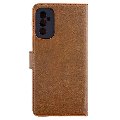 Galaxy M52 5G K�l�f Trend S Plus Kapakl� K�l�f - Taba