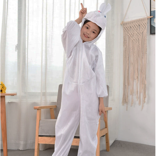�ocuk Tav�an Kost�m� Beyaz Renk 6-7 Ya� 120 cm