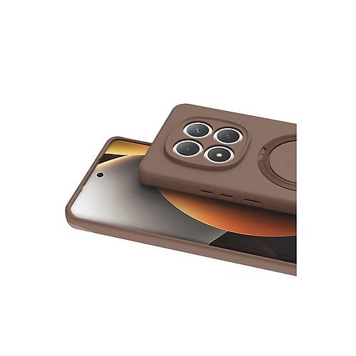 Redmi Note 15 Pro 4G Regal Magsafe Standl� Kapak - ��l Titanyum