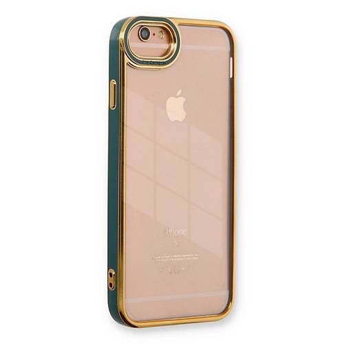 iPhone 6 K�l�f Liva Lens Silikon - Ye�il