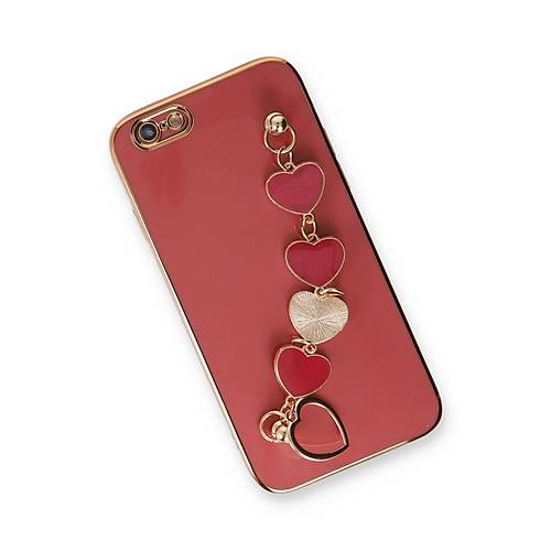 iPhone 6 K�l�f Esila Silikon - K�rm�z�