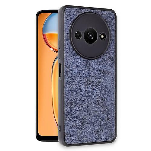 Redmi A3 4G K�l�f Aras Deri Kapak - Lacivert