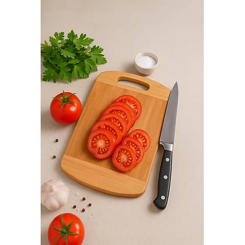 Bambu Kesme Tahtas� K���k Boy 22�32 cm