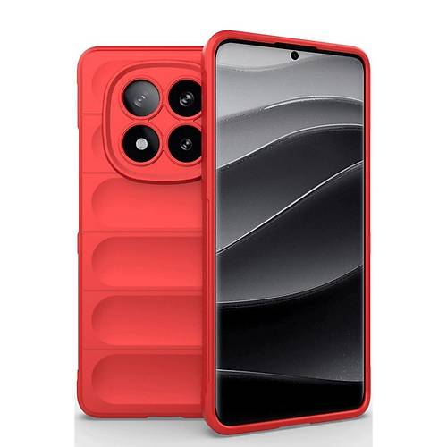 Redmi Note 14 Pro 5G K�l�f Optimum Silikon - K�rm�z�