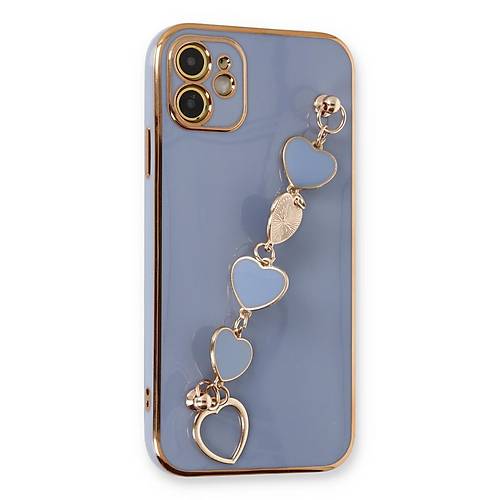 iPhone 12 K�l�f Esila Silikon - Gri