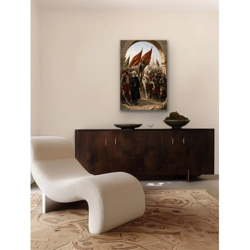 Fatih Sultan Mehmet �stanbul'un Fethi Kanvas Tablo 40X60 CM